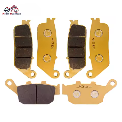 6pcs Motorcycle Front Rear Brake Pads Disc for Kawasaki Versy/s650 KLE650 2015-2019 2018 KLE 650 Ver