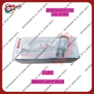 BOSCH (2LEG) 12V T20 W21/5W BRAKE LIGHT BULB 100% ORIGINAL BOSCH