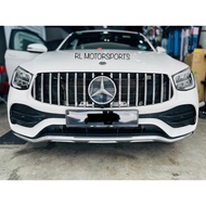Mercedes Benz GLC X253 C253 SUV Coupe Diamond GT Front grill grille sarung logo emblem bodykit body 