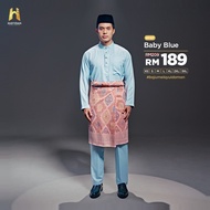HY07 | #BajuMelayuIdaman BABY BLUE