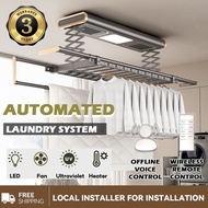 Automated Laundry Rack Smart Laundry System Control Ceiling Clothes Drying Rack+ *standard Installation