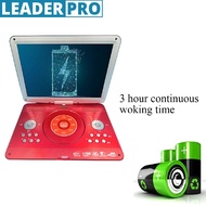 100-240V 14" Portable DVD Player Rotatable Screen Media DVD for Game TV Support VCD CD MP3 MP4 Player for Car/Home
