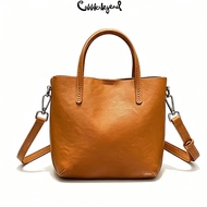 Cobbler Legend Premium Real Leather Top Handle Bag Simple Solid Color Casual Ladies Daily Work Sling