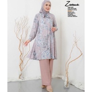 New One Set Tunik | 2 In 1 Set Tunik | Daily Outfit | Bahan Rose Crepe