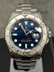 【別具一格】95新 ROLEX 勞力士 遊艇名仕型 Yacht Master 126622 BLUE 126622-0002 950鉑金/鋼 遊艇 藍面