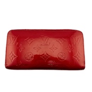 【二手】LOUIS VUITTONM91732 Zippy 錢包，圓形拉鍊，漆皮，長錢包，卡包，零錢包，RED