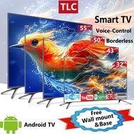 Smart TV Borderless 50inch Voice-controlled 32 43 55 inchTelevision Android WIFI youtube IQIYI