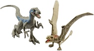 JURASSIC WORLD 2-PACK DINO #1 Velociraptor "Blue" & Dimorphodon