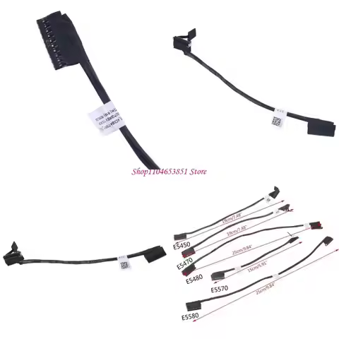 Power Cord Replacement Laptop Battery Cable for Dell E5450 E5470 E5480 E5570 E5580 Series Laptop Acc