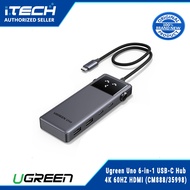 Ugreen Uno 6-in-1 USB-C Hub 4K 60HZ HDMI (CM888/35998)