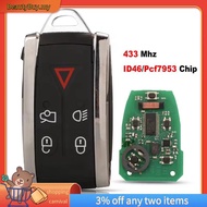 [In Stock]Car Remote Key 5Buttons Car Key 433MHZ FSK ID46 Chip KR55WK49244 for  XF XK XKR 2007-2012