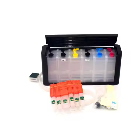6Color PGI-150 CLI-151 Bulk Continuous Ink Supply System For CANON MG7510 MG7710 MX721 MX921 IP7210