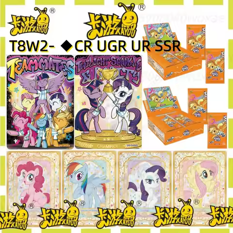 KAYOU My Little Pony Collection Card, Series 8 Rare CR UR UGR SSR, Star Logo Collection Card