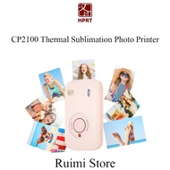 HPRT CP2100 Portable Thermal Sublimation Photo Printer: Wireless Bluetooth, Instant Prints