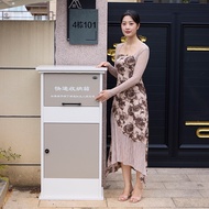 Home Mailbox Parcel Locker Outdoor Mailbox Waterproof Anti-theft Anti-misdelivery with Password Lock