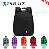 【 Hot Sale 】PULUZ Outdoor Small DSLR Digital Camera Video Water Proof Backpack Water resistant Multi functional Breathable Double Shoulders Camera Bag for Laptop Canon Nikon Sony DSLR DSLR for Men Women