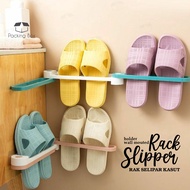 PKB 3 in 1 Rak Selipar Rak Kasut Shoes Storage Hanging Rack Slipper Holder Wall Mounted Hanging Storage