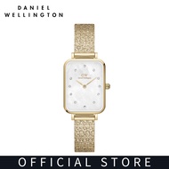 Daniel Wellington Quadro 20x26mm Pressed Studio Lumine Gold MOP - Watch for women - Womens watch - Fashion watch - DW Official - Authentic - Crystals