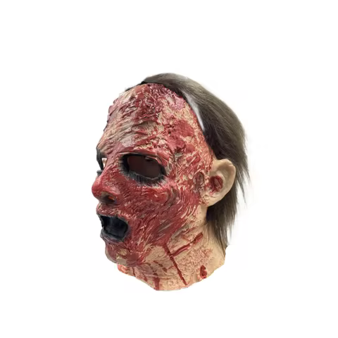 Bloody Butcher Major Mask - Movie grade latex trauma Mask Oozing Blood designed for adult thriller h