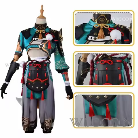 Genshin Impact Gorou Complete Cosplay Uniform With Fox Ears Tail Unisex Stylish Outfit Halloween Ani