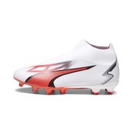 PUMA FOOTBALL - รองเท้าฟุตบอล ULTRA MATCH+ LL FG/AG สีขาว - FTW - 10751101