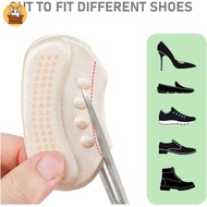 【Am-az】Prevent Slipping, Rubbing and Blisters with Beige Heel Liners and Pads for Loose Shoes