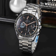 Omega yy Speedmaster Series Wrist Watch Fashion Trend Quartz Movement Three Eyes Chronograph Men's Watch