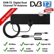 [Local Seller][Ready Stock] Best Plate Antenna for TV HDTV Digital DVB-T2/FM Dual channel. Super Strong