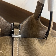 [Zivy Boutique] Top Togo Leather Vegetable Basket Handbag Classic Style Shopping Essentials