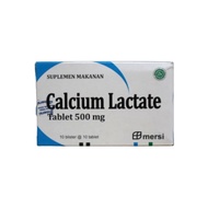 Calcium lactate 500 mg strip 10 tablet (bone calcium supplement)