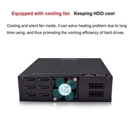 KANSHPKANSHP Olmaster External SSD HDD Enclosure Rack 2.5 Inch SATA 6 Bay 6TB - MR-66501