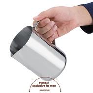 CYMX Milk Frothing Pitcher, 1000 ml/34oz 304 Stainless Steel Milk Frothing Cup, Frothing Pitcher Erg