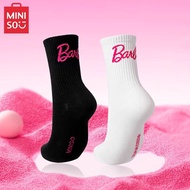Ready Miniso x Barbie Collection | Sports Socks | Barbie alphabet socks | Barbie socks | Students so