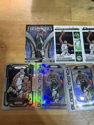 字母哥 Giannis Antetokounmpo 親簽 簽名 籃球卡 Prizm