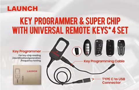 LAUNCH X431 Key Programmer Read/Write IMMO Chip Programming Smart Key Anti theft work with X431 PRO 
