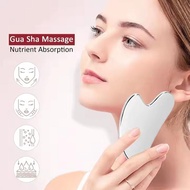 Stainless Steel Scraping Board Gua Sha Face Massager Multifunctional Tool Facial Care U8o0