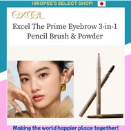 Excel The Prime Eyebrow 3-in-1 Pencil Brush & Powder Eyebrow Makeup