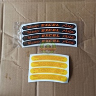 TAKASAGO EXCEL ASIA PRINT RIM STICKER