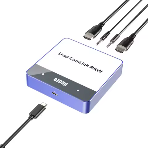 Ezcap361 Dual Camlink Raw USB 3.2 Type C 4K 2 Channel HDMI Audio Video Capture Card for Two Camera L