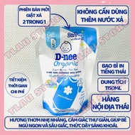 Nước giặt Dnee túi 1300ml Thái Lan chính hãng giặt xả an toàn cho bé sơ sinh đủ màu tímxanhhồng - TL