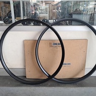 RIMS 27.5 INCH PATROL DOMINATE LEBAR 35MM BLACK - VELG SEPEDA 32H - PENTIL PRESTA - RIM - bicycle st