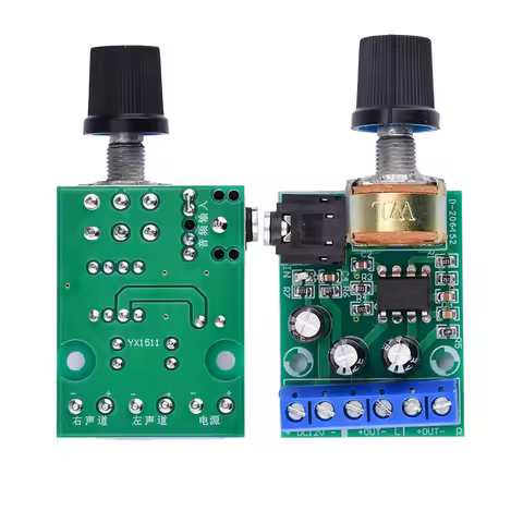 TDA2822 TDA2822M Amplifier Board DC 1.8V-12V 2.0 Channel Stereo Mini AUX Audio Amplifier Module AMP 