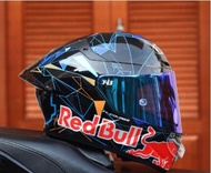 KYT TT Course Pol Espargaro Qatar 2021 Black repaint visor blue