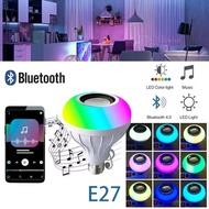 E27 Bluetooth Music Light Bulb Smart App Control RGB Multicolour LED KTV Home Atmosphere Light Party