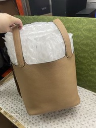 快閃‼️全手縫💯Hermes picotin 26 奶茶色