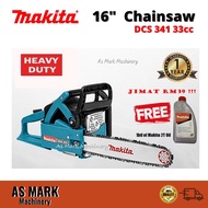 [READY STOCK] MAKITA DCS341 CHAINSAW 33CC (FREE 1L MAKITA 2T OIL)