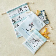 < Crazy Japanese Magazine > A098 Japan Limited JR Penguin suica Watermelon Card Drawstring Pocket 3C