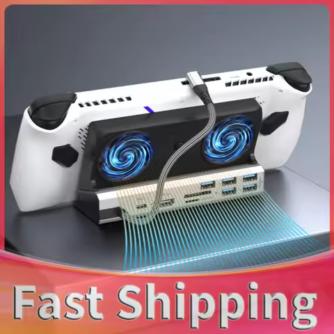Dock Console Hub 4K 60Hz USB C Docking Station Gigabit Ethernet 1000Mbps Dock Stand Type C USB 3.0 2