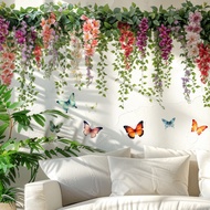 Fresh Flower Rattan Wall Sticker