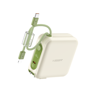 VEGER Powerbank รุ่น VPC15-02PD PRO 15000mAh Fast Charging PD20W QC3.0 มีสายในตัว Type-CL-Cable ประก